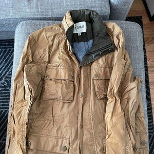 Tovar Mens Raincoat in Gold